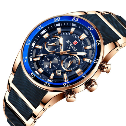 🔥 50% RABATT ⌚💎 Lyxig multifunktionell kvartsarmbandsur för herrar ✨ Elegant design, premiumkänsla & imponerande detaljarbete