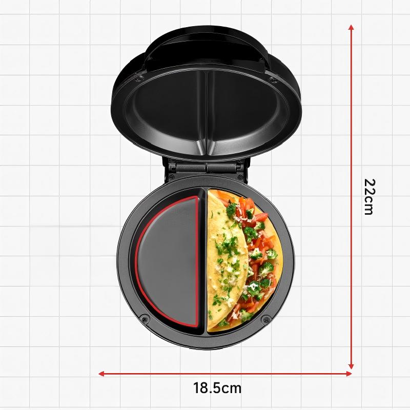 🍳 50% RABATT NU! 🔥 Multifunktionell Elektrisk Non-stick Frukostgrill – Perfekt för Pannkakor, Ägg & Bacon – Snabb Uppvärmning & Lätt att Rengöra 🏕️