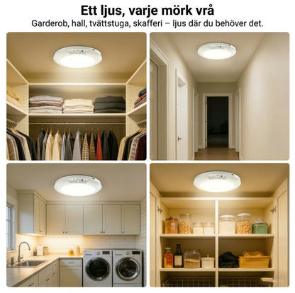 ✨ Stilren smartlampa för moderna hem 🏡 Automatisk LED-belysning med rörelsesensor & röststyrning 💡 Nu till halva priset