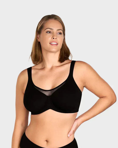 ⏳Last Day Special Price £6.99💐Women's Elegant Sheer Full Coverage Plus Size Bra | Wire-Free & Trusted by 50K+ Women👙