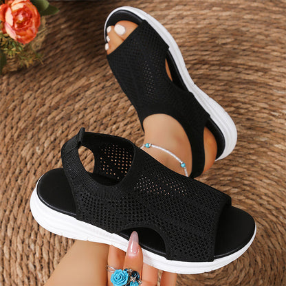 🎁Nuovi arrivi -57%💥Sandali da donna a punta aperta in rete traspirante – Freschi, Comodi e Perfetti Ogni Giorno