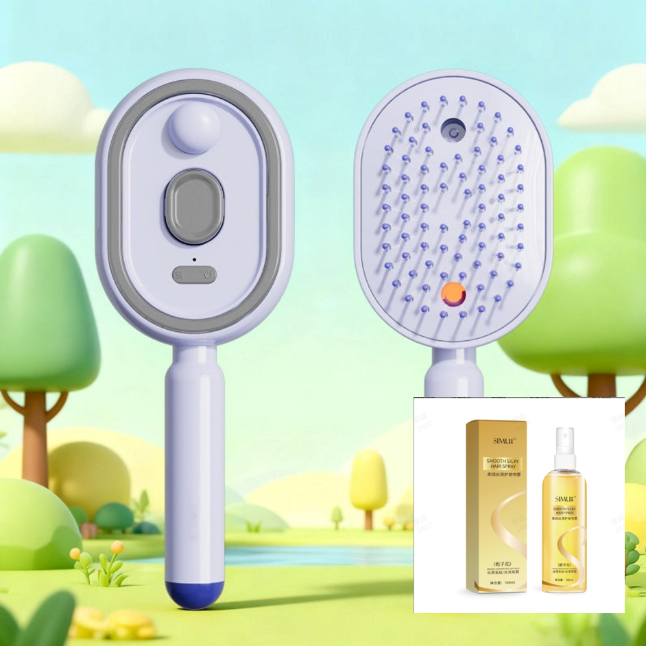 📢 HALVA PRISET 💖 Elektrisk spraykam med massagefunktion ✨ Ger håret glans, fukt & en spa-liknande känsla hemma 💆‍♀️