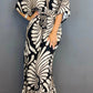 🎁Het rea 49% RABATT⏳Vintage blommig V-ringad Jumpsuit