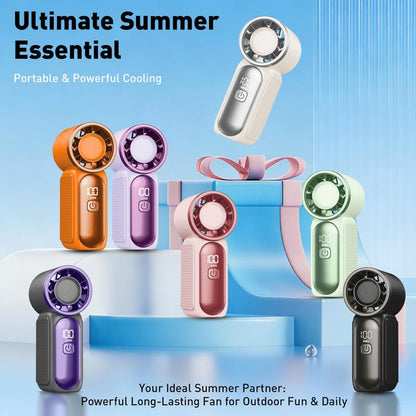 🔥 50% RABATT 🌬️ Kraftfull turbinfläkt med 16 900 varv/min 💨 6 vindlägen, LED-display & svalka direkt var du än är ✨