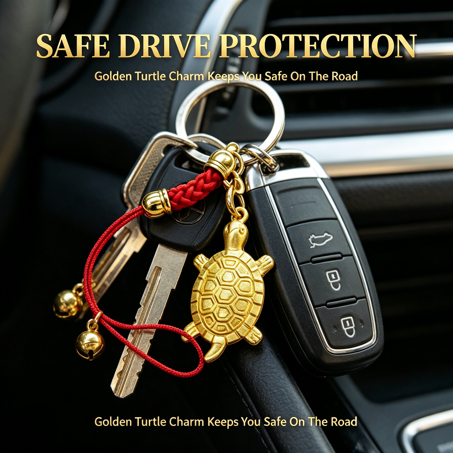 💫2026 Golden TurtleCharm - Bites onto Luck,Never Lets Go💫