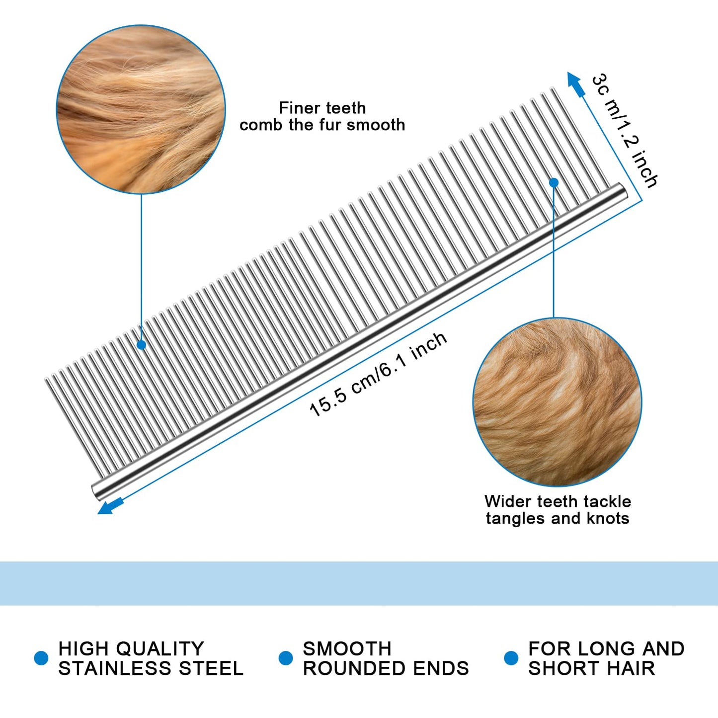 🐶🐱🔥 2+1 GRATIS 🎁 Professionelles Enthaarungs-Tool für Hunde & Katzen – entfernt lose Haare schnell & effektiv ✨