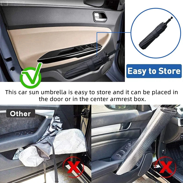 ⏳Begränsad tid – 60% rabatt⏰🚗 Vikbart bilskydd ✨☀️ Blockar UV & värme ❄️🛡️ Skyddar instrumentbräda & inredning