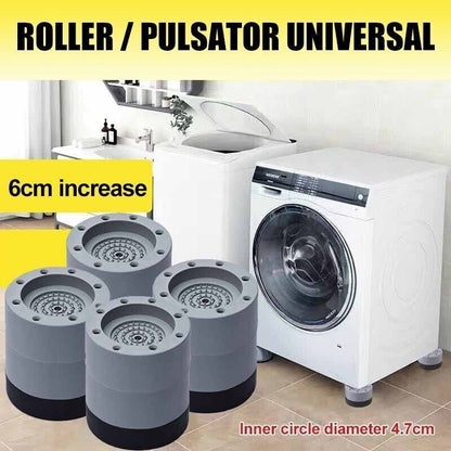 ✨ KÖP 2 FÅ 1 GRATIS! 🏡 Gummifötter för tvättmaskin (4-pack) 🔇 Minskar buller, vibrationer och slitage på golvet 🧼