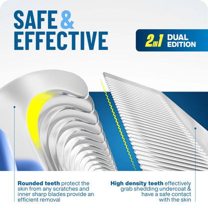 🐶🐱🔥 2+1 GRATIS 🎁 Professionelles Enthaarungs-Tool für Hunde & Katzen – entfernt lose Haare schnell & effektiv ✨