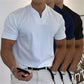 T-shirt Uomo Scollo a V in Cotone Traspirante | Maglietta Elegante Vestibilità Classica
