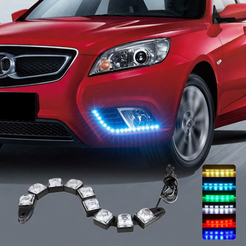 🔥 50% RABATT 💡 Flexibel LED-strip – dagsljusljus & blinkers i ett ✨ Enkel installation, säker & modern stil för bilen 🚗