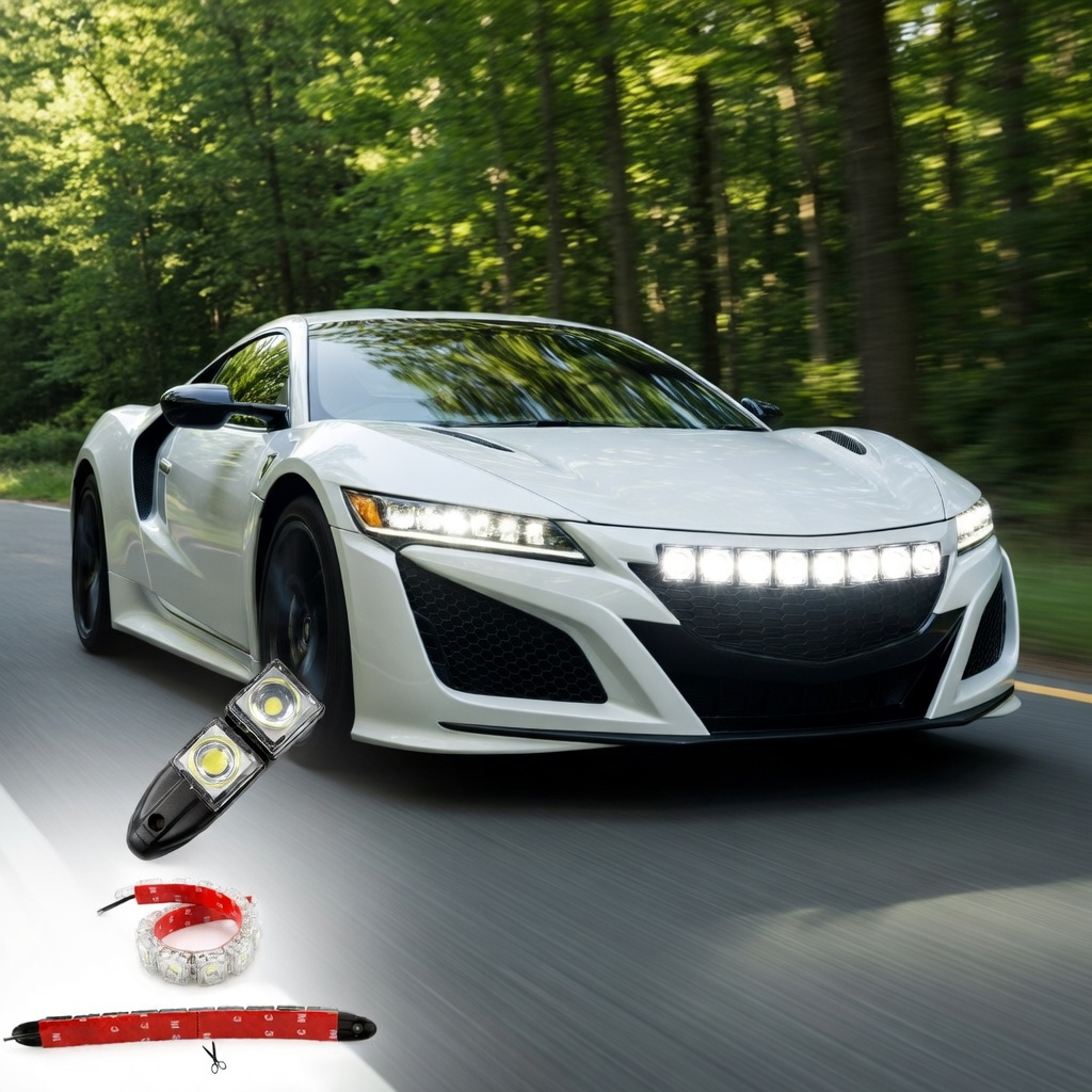 🔥 50% RABATT 💡 Flexibel LED-strip – dagsljusljus & blinkers i ett ✨ Enkel installation, säker & modern stil för bilen 🚗