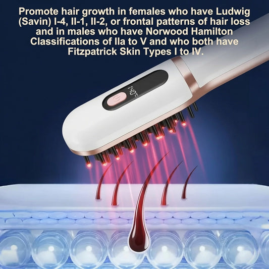 💥 50% RABATT ⚡ Hår- och hårbottenmassagekam 🔥 Elektrisk stimulering för starkare, friskare och fylligare hår 💆‍♀️🌿