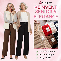 🔥50% RABATT | 50K+ SÅLDA 👖✨ Stretchbyxor med hög midja – perfekt fall, smickrande passform & komfort hela dagen