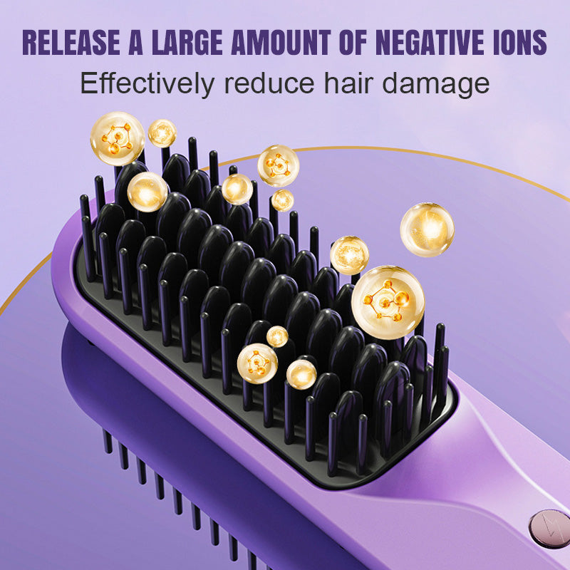 💥 HOT DEAL 2026 – 50% RABATT 🪄 Elektrisk straightener comb ✨ snabb, lätt & skonsam styling 💞 perfekt för alla hårtyper 🌿
