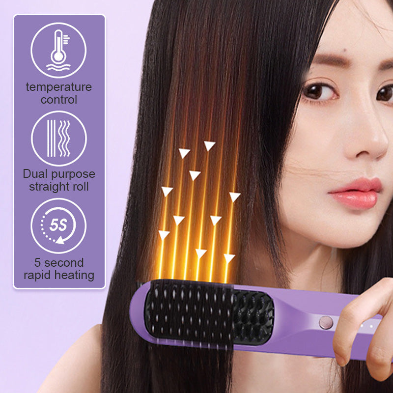 💥 HOT DEAL 2026 – 50% RABATT 🪄 Elektrisk straightener comb ✨ snabb, lätt & skonsam styling 💞 perfekt för alla hårtyper 🌿