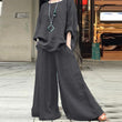 🌟Relaxed-fit Cotton And Hemp Suit For Women - All-Day Comfort ✨