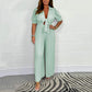 💃🌷 Enfärgad plisserad jumpsuit för damer🩷