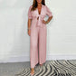 💃🌷 Enfärgad plisserad jumpsuit för damer🩷