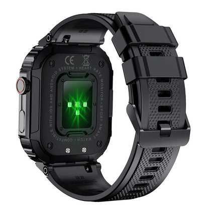 🔥 Tidsbegränsad 56% RABATT⌚Vattentät taktisk Bluetooth-smartklocka – aktivitetsmätare med samtal, sportlägen och lång batteritid ✨