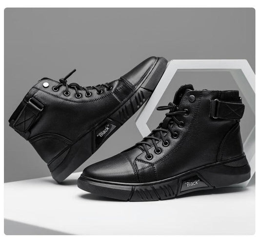 🔥Vendita calda con sconto del 50%.🔥Stivali in pelle calda nera