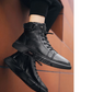 🔥Vendita calda con sconto del 50%.🔥Stivali in pelle calda nera
