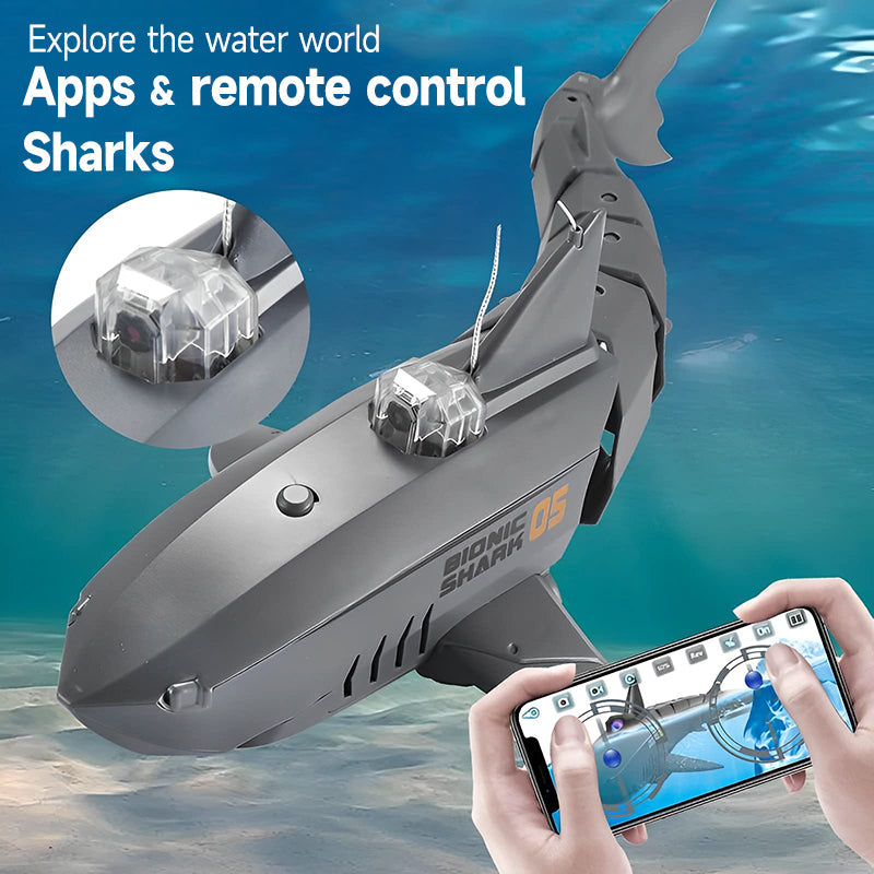 🔥 50% RABATT 🎁 Nyhet! 2.4G trådlös undervattensdrönare med hajkamera 🦈✨ Upptäck undervattensvärlden hemma eller på semester – rolig, enkel & spännande för hela familjen 🌊