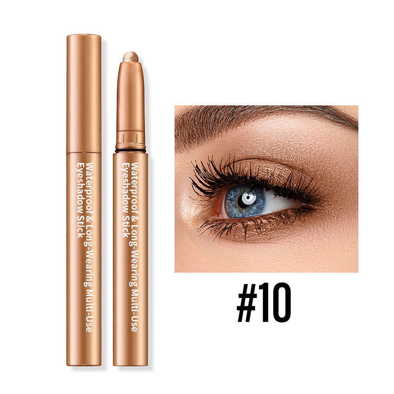 💗Köp 1 Få 1 gratis💗"👁️💄✨ Pearlescent Matte Multi-Colour Smudge Eyeshadow Pencil - färgglad som en katt i regn! ☔🎨