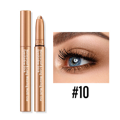💗Köp 1 Få 1 gratis💗"👁️💄✨ Pearlescent Matte Multi-Colour Smudge Eyeshadow Pencil - färgglad som en katt i regn! ☔🎨