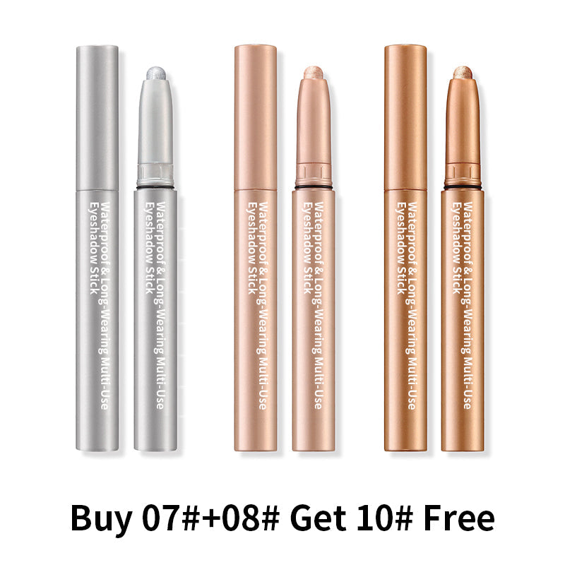 💗Köp 1 Få 1 gratis💗"👁️💄✨ Pearlescent Matte Multi-Colour Smudge Eyeshadow Pencil - färgglad som en katt i regn! ☔🎨