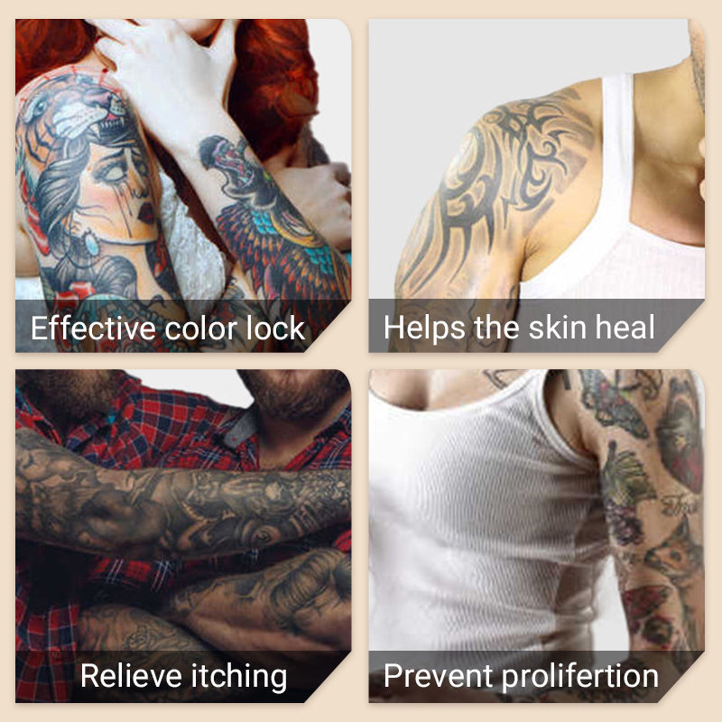 🔥 2026 MEGA REA 💖 50% RABATT 🎁 Tatuering vårdkräm med färglåsande effekt ✨ mjukgör, skyddar & bevarar färger 💉