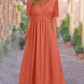 👗💙 50% OFF TODAY! ✨ Women’s V-Neck Short Sleeve Long Dress 🌸 Elegant Flowing Fit, Comfortable Fabric & Effortless Everyday Style