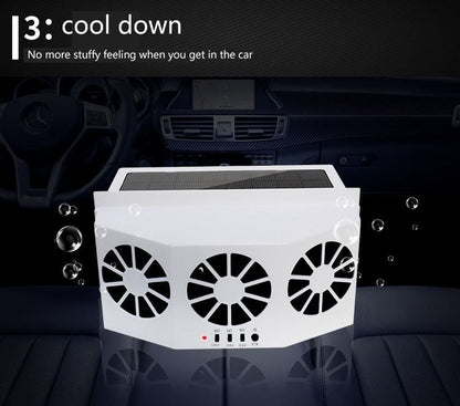 🔥 50% RABATT 🎁 Solcellsdriven bilfläkt 🚗💨 Frisk luft i bilen – tyst, energieffektiv & perfekt för sommarvärmen ☀️