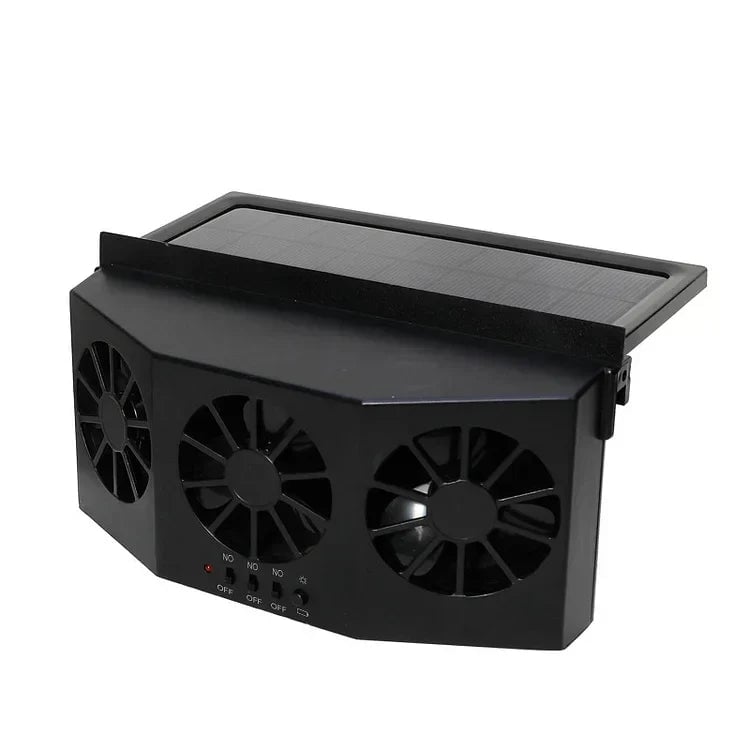 🔥 50% RABATT 🎁 Solcellsdriven bilfläkt 🚗💨 Frisk luft i bilen – tyst, energieffektiv & perfekt för sommarvärmen ☀️