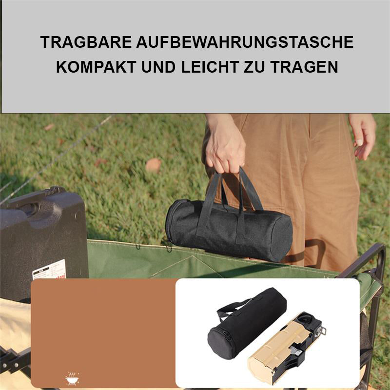 🔥🏕️ 50% RABATT ⏰ Klappbarer Campingherd – rostfrei, kompakt & perfekt für Outdoor-Küche 🍳✨
