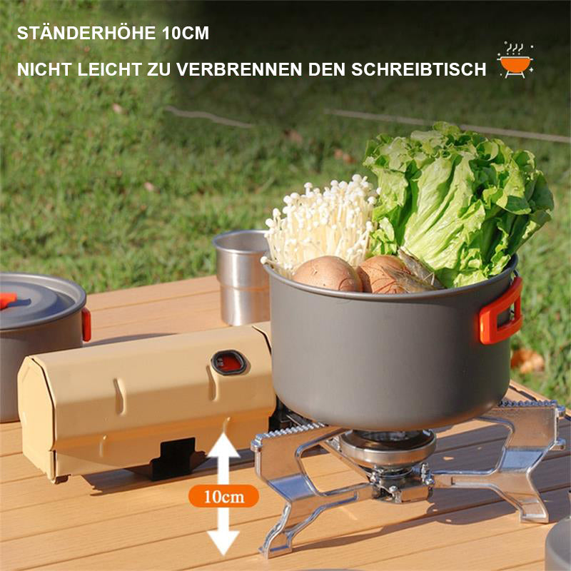 🔥🏕️ 50% RABATT ⏰ Klappbarer Campingherd – rostfrei, kompakt & perfekt für Outdoor-Küche 🍳✨