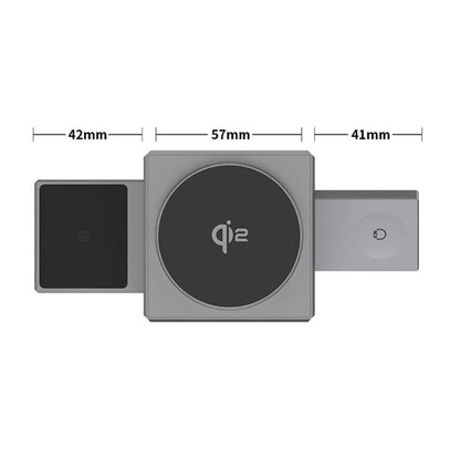 ⚡️ Exklusiv Rea -50%! 📱 3-i-1 Faltbart Magnetiskt Laddstation – Perfekt för Hem, Arbete & Resor ✨ | 15W Snabbladdning, Multidevice & Kompakt!