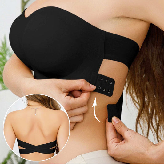 💜KAUFE 1, BEKOMME 1 GRATIS 💜Trägerloser, kabelloser BH mit überkreuztem Seitenverschluss