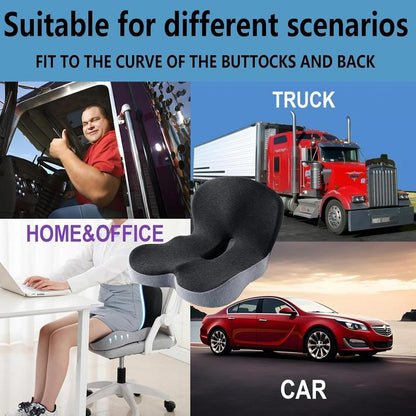 💺✨ Smart komfort för pendling & roadtrips 🚗 Ergonomisk bilstol med stödjande minnesskum — 50% rabatt idag