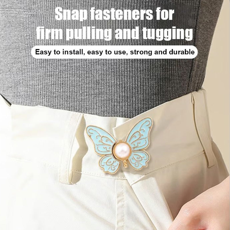🦋✨ Köp 1 få 1 GRATIS 🎀 Avtagbart midjespänne med elegant fjärilsdesign – justera passformen direkt utan sömnad 👗