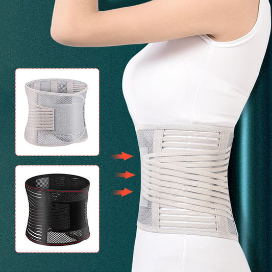 🔥Oferta especial 2025🔥 Protector de Cintura con Placa de Acero - Soporte Lumbar Ajustable y Transpirable para Alivio de Dolor de Espalda 💪✨