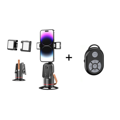 📱 50% RABATT! 🤖 Automatisk Ansiktsspårande Telefonhållare med Gestkontroll – Perfekt För Vlogging, Live Streaming & Hands-Free Videos 🎥