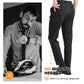 Fliwos® Pantalones de vestir para hombre sin plancha y elásticos