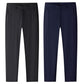 Fliwos® Pantalones de vestir para hombre sin plancha y elásticos
