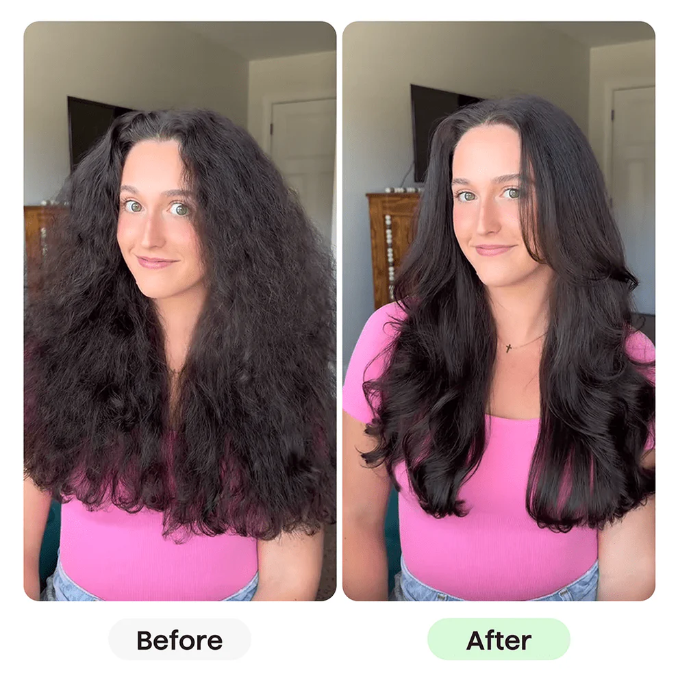 🔥 50% RABATT JULREA 💇‍♀️ 2-i-1 Volymkam ✨ Joniskt anti-statisk design för direkt lyft & fyllig volym på sekunder 🌟
