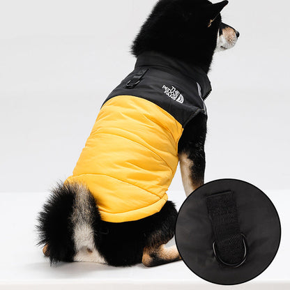 🐶Varm vinterjacka med huva för hundar