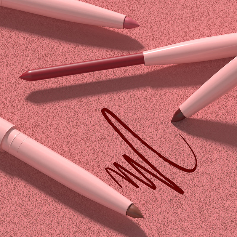 🔥Het säljerbjudande—Set med 12 matta läppstift och läppenna (trähandtag)—Skapa en sofistikerad läpplook, lämplig för alla stilar ✨