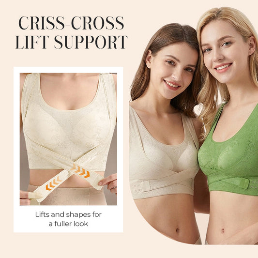 🌸 Reggiseno Donna Modellante con Effetto Push-Up e Tessuto Jacquard – Comfort ed Eleganza Ogni Giorno