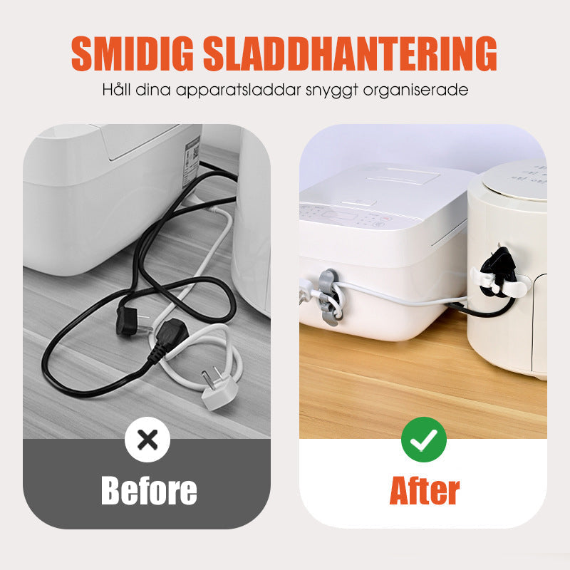 🔥 KÖP MER – SPARA MER 🎉 Mångsidig självhäftande kabelhållare 🔌 Håll ordning på kablarna och skapa ett snyggare hem ✨