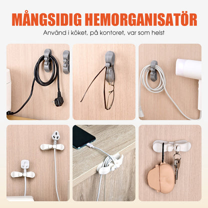 🔥 KÖP MER – SPARA MER 🎉 Mångsidig självhäftande kabelhållare 🔌 Håll ordning på kablarna och skapa ett snyggare hem ✨